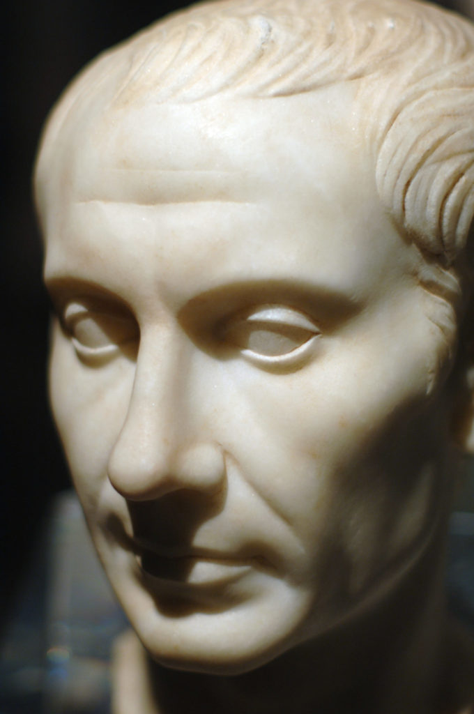 Bust of Julius Caesar from the 1st Century CE.